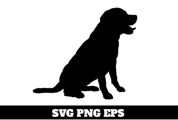 Download Labrodore Sitting Vector Dog SVG - Dog svg Collection