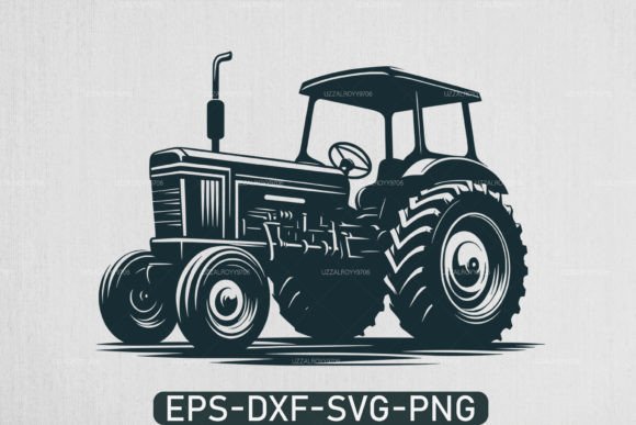 Download Farm Tractor Silhouette Svg ,Tractor Svg - Tractor silhouette svg Collection