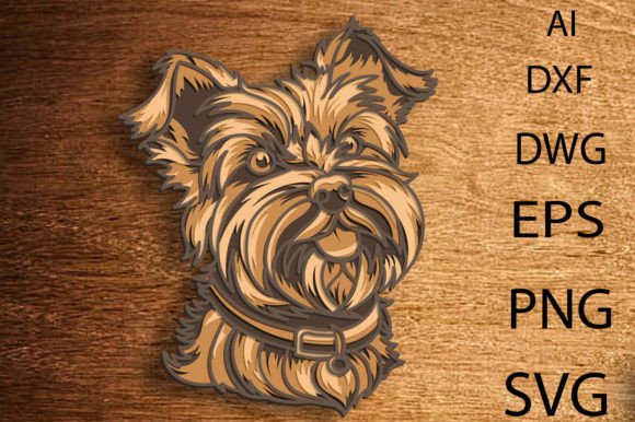 Download Yorky Dog SVG Multilayered Mandala - Dog svg Collection